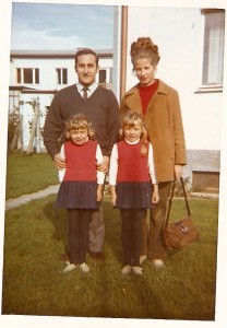 1970 mit Andrea und Gabriele